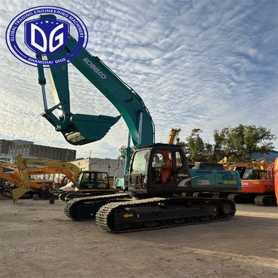 গুণমান  Sturdy Workhorse Sk350 Used Kobelco 35 Ton Excavator All Weather Performance কারখানা