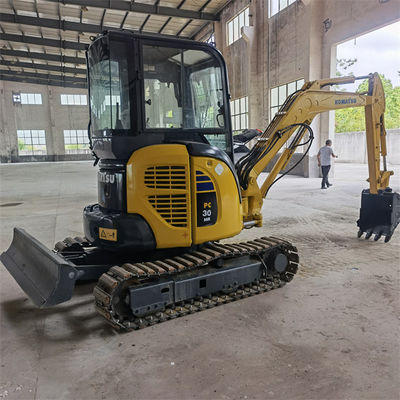 কেবিন সহ PC30 Komatsu মিনি এক্সক্যাভেটর 3 টন 3D84E