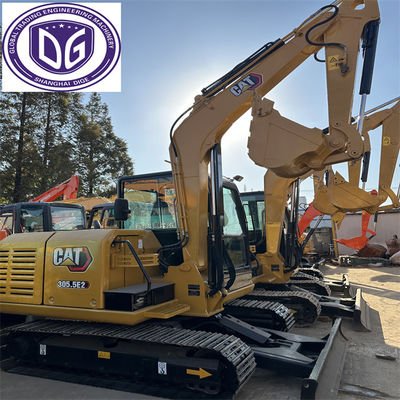 CAT 305.5E2 ব্যবহৃত ক্যাটারপিলার এক্সক্যাভেটর 5.5 টন হাইড্রোলিক ক্রলার এক্সক্যাভেটর