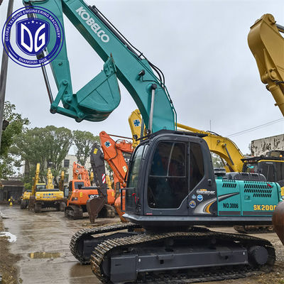 20T SK200D ব্যবহৃত Kobelco Excavator হাইড্রোলিক ক্রলার Excavator