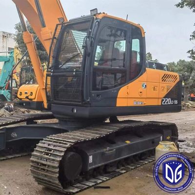 R220 22 টন উচ্চ অভিযোজনযোগ্যতা এবং সব ভূখণ্ড সঙ্গে ব্যবহৃত Hyundai Excavator
