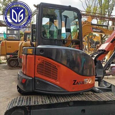 ZX50 ব্যবহৃত Hitachi 5 টন Excavator হালকা পরিধান এবং অভিযোজিত শক্তি মোড সঙ্গে অশ্রু
