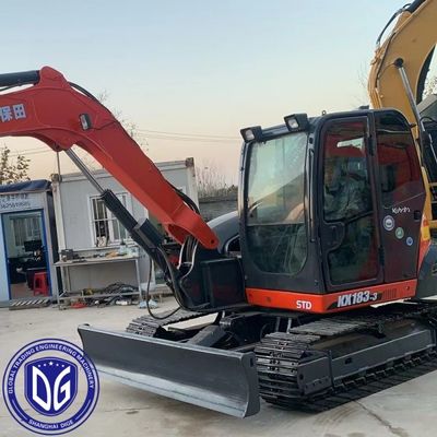 Kx183 ব্যবহৃত কুবোটা এক্সক্যাভেটর 8.3 টন জাপানি ব্যবহৃত এক্সক্যাভেটর