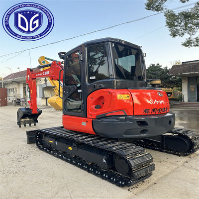 6 টন KX163 ব্যবহৃত Kubota Excavator হাইড্রোলিক Excavator