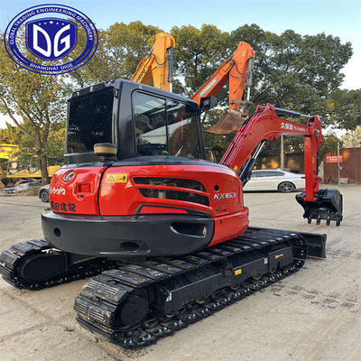 6 টন KX163 ব্যবহৃত Kubota Excavator হাইড্রোলিক Excavator