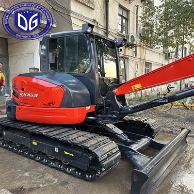 6 টন KX163 ব্যবহৃত Kubota Excavator হাইড্রোলিক Excavator