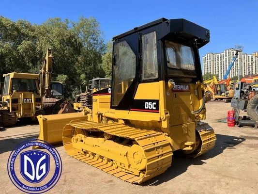 D5C ব্যবহৃত Caterpillar Dozer হাইড্রোলিক বুলডোজার 16 টন