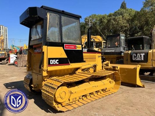 D5C ব্যবহৃত Caterpillar Dozer হাইড্রোলিক বুলডোজার 16 টন