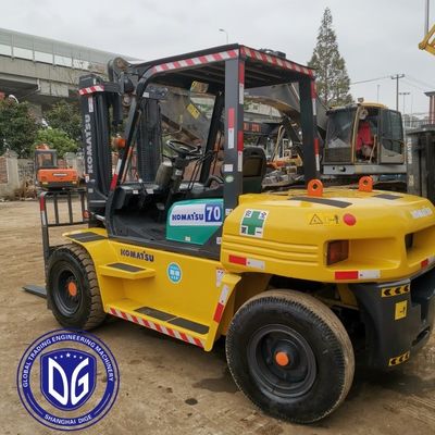 7t FD70 ব্যবহৃত Komatsu ফোর্কলিফ্ট শক্তিশালী ব্যবহৃত ফোর্কলিফ্ট হাইড্রোলিক