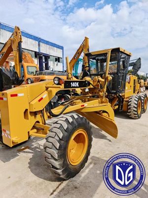 140k Caterpillar ব্যবহৃত গ্রেডার শক্তিশালী জলবাহী মেশিন