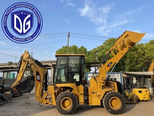 416E Caterpillar ব্যবহৃত ব্যাকহো লোডার শক্তিশালী ব্যবহৃত ব্যাকহো লোডার হাইড্রোলিক মেশিন