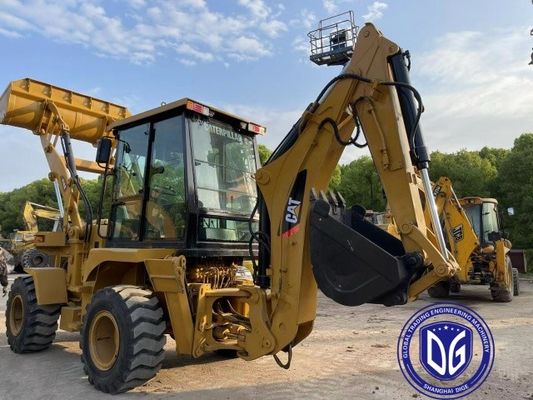 416E Caterpillar ব্যবহৃত ব্যাকহো লোডার শক্তিশালী ব্যবহৃত ব্যাকহো লোডার হাইড্রোলিক মেশিন