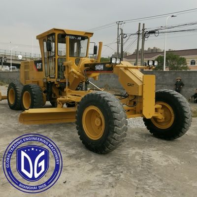 ব্যবহৃত CAT 140H উচ্চ দক্ষতা 95% নতুন উৎপত্তি জাপান গ্রেডার উচ্চ কর্মক্ষমতা সঙ্গে