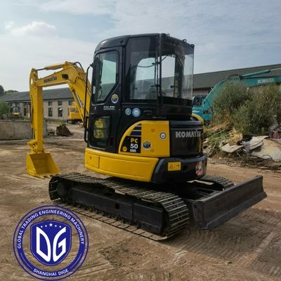 ব্যবহারকারী বন্ধুত্বপূর্ণ PC50 ব্যবহৃত Komatsu Excavator নব্বই-পাঁচ নতুন ব্যবহৃত Komatsu মিনি Excavator