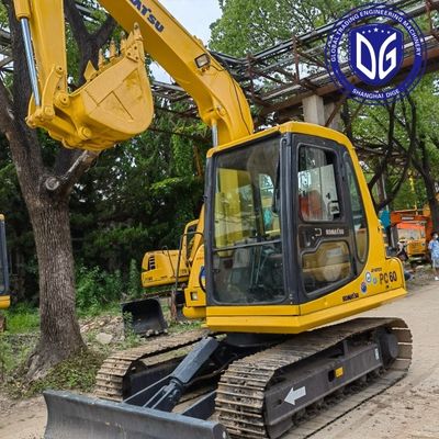 PC60-7 ব্যবহৃত কমাতসু খননকারী মিনি কমাতসু খননকারী