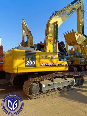 ব্যবহৃত খননকারক উৎপত্তি জাপান PC200-7 ব্যবহৃত কমাতসু খননকারক PC200-7 ক্রলার খননকারক সেকেন্ড হ্যান্ড কমাতসু