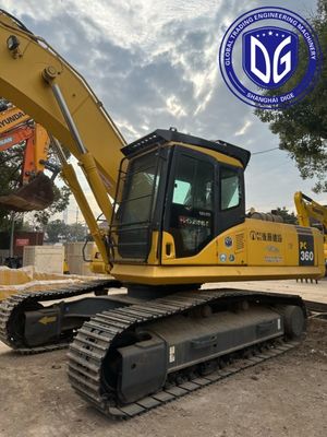 ব্যবহৃত খননকারী Komatsu খননকারী PC360-7 ক্রলার খননকারী বড়
