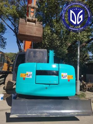 ম্যানুভেল Sk75 ব্যবহৃত Kobelco 7.5 টন Excavator নির্মাণের জন্য বহুমুখী