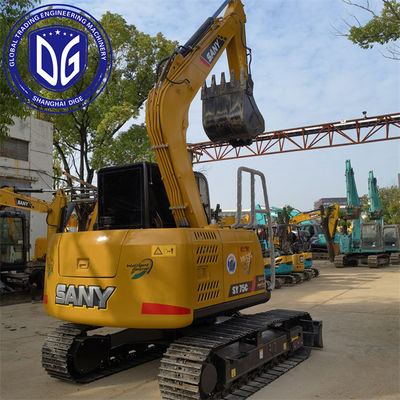 Sy75 7.5 টন ব্যবহৃত SANY Excavator with Enhanced Soil Penetration Capabilities (পৃথিবীর অনুপ্রবেশ ক্ষমতা উন্নত স্যানি এক্সক্যাভেটর)