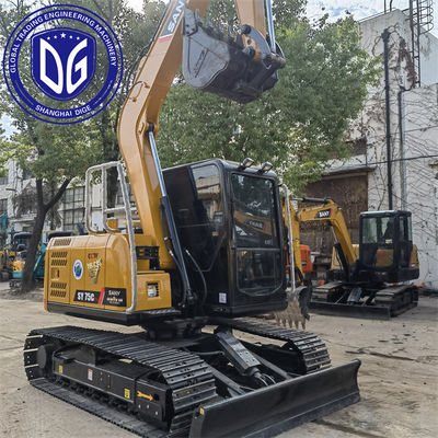 Sy75 7.5 টন ব্যবহৃত SANY Excavator with Enhanced Soil Penetration Capabilities (পৃথিবীর অনুপ্রবেশ ক্ষমতা উন্নত স্যানি এক্সক্যাভেটর)