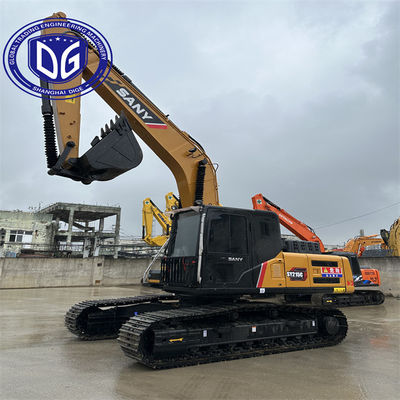 ব্যবহৃত স্যানি SY215 21.5Ton ক্রলার এক্সক্যাভারেটর কম জ্বালানী খরচ ইঞ্জিন সহ