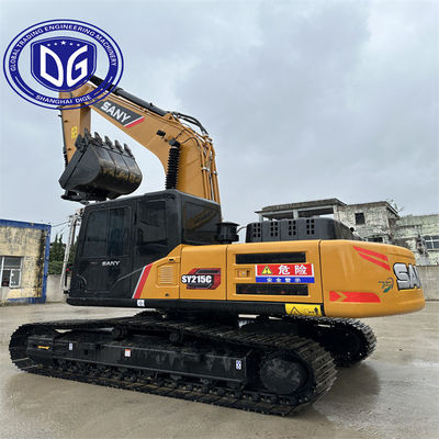 ব্যবহৃত স্যানি SY215 21.5Ton ক্রলার এক্সক্যাভারেটর কম জ্বালানী খরচ ইঞ্জিন সহ