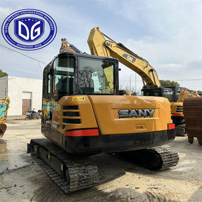 5.5 টন মিনি ব্যবহৃত SANY Excavator SANY 55C প্রো ব্যাকহো হাইড্রোলিক ক্রলার এক্সক্যাভেটর