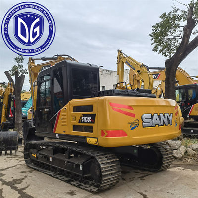 Sy135 13.5 টন ব্যবহৃত SANY এক্সক্যাভেটর উন্নত শীতল ক্ষমতা সহ