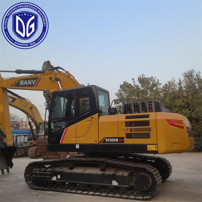 95% নতুন SY205H ব্যবহৃত SANY Excavator হাইড্রোলিক ক্রলার Excavator