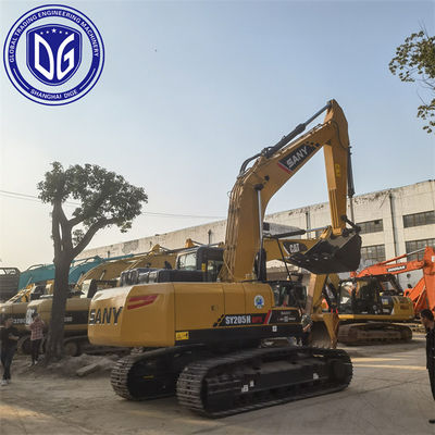 Sy205H 20.5 টন ব্যবহার করা SANY এক্সক্যাভারেটর দক্ষ জলবাহী সঞ্চালন সহ