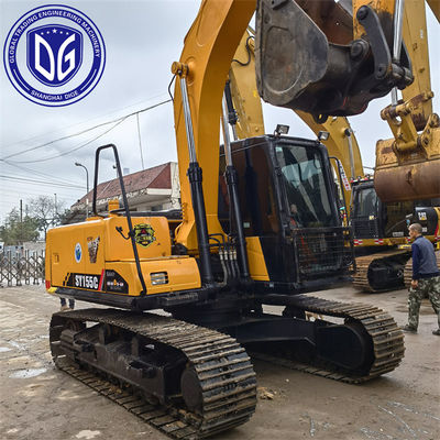 সানি এক্সক্যাভেটর বিক্রির জন্য সানি SY155 15.5T ব্যবহৃত ক্রলার এক্সক্যাভেটর দক্ষ এবং শক্তি সঞ্চয় ক্ষমতা সিস্টেম