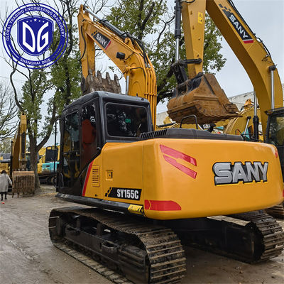সানি এক্সক্যাভেটর বিক্রির জন্য সানি SY155 15.5T ব্যবহৃত ক্রলার এক্সক্যাভেটর দক্ষ এবং শক্তি সঞ্চয় ক্ষমতা সিস্টেম