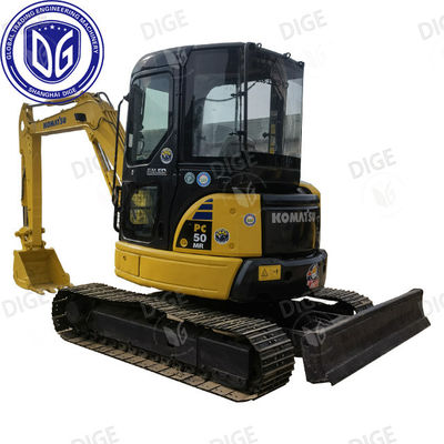 PC50 5 টন ছোট হাইড্রোলিক ব্যবহৃত Komatsu Excavator 90% নতুন, এখনই বিক্রয়ের জন্য প্রস্তুত