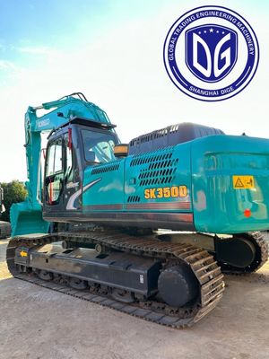 কম রক্ষণাবেক্ষণের Sk350 ব্যবহৃত Kobelco 35 টন Excavator