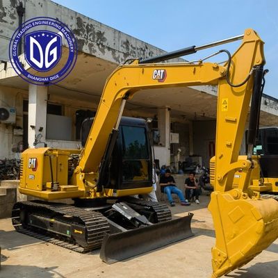 দক্ষ উপাদান হ্যান্ডলিং ক্ষমতা 307E2 ব্যবহৃত Caterpillar Excavator 7 টন