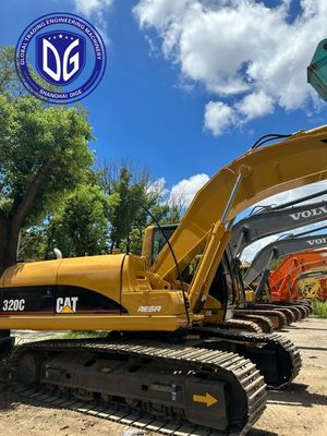 উৎপত্তি জাপান CAT320C ব্যবহৃত Caterpillar Excavator CAT320C ক্রলার এক্সক্যাভেটর সেকেন্ড হ্যান্ড Caterpillar জলবাহী এক্সক্যাভেটর CAT