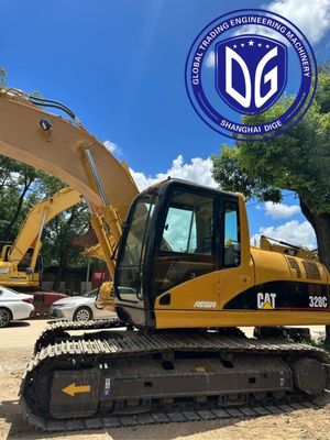 উৎপত্তি জাপান CAT320C ব্যবহৃত Caterpillar Excavator CAT320C ক্রলার এক্সক্যাভেটর সেকেন্ড হ্যান্ড Caterpillar জলবাহী এক্সক্যাভেটর CAT