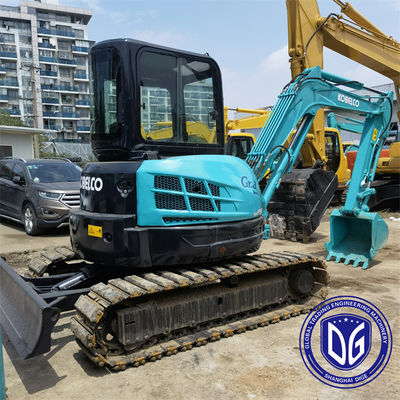 SK55 5.5 টন কোবেলকো মিনি ব্যবহৃত খননকারী ভাল মানের এবং চমৎকার ফাংশন সঙ্গে বিক্রয়