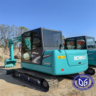 SK60-8 Kobelco Excavator ব্যবহৃত মূল Kobelco ছোট 6 টন Excavator