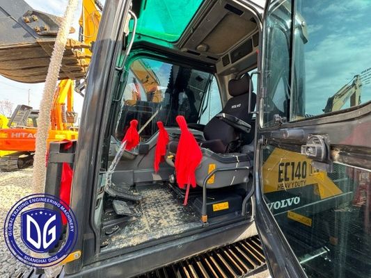 Ec140 14 টন ইফেক্টিভ কুলিং ফ্যান সিস্টেমের সাথে ব্যবহৃত ভলভো এক্সক্যাভেটর