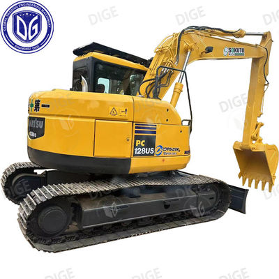 কম ব্যবহৃত USED PC128US এক্সক্যাভেটর দক্ষ উপাদান হ্যান্ডলিং ক্ষমতা সঙ্গে