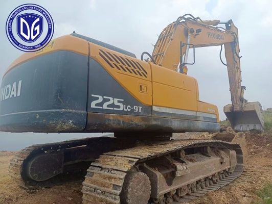 R225LC-9T ব্যবহৃত হুন্ডাই Excavator 22.5 টন হুন্ডাই হাইড্রোলিক Excavator