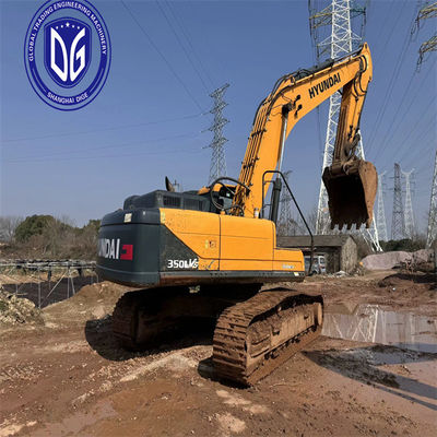 মূল R305LVS ব্যবহৃত হুন্ডাই Excavator ব্যবহৃত ক্রলার Excavator