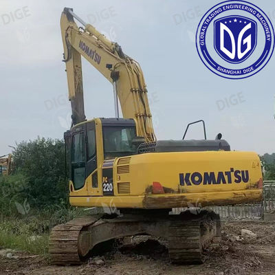 নির্ভরযোগ্য পারফরম্যান্স USED PC220-8 Excavator with Enhanced grip and traction