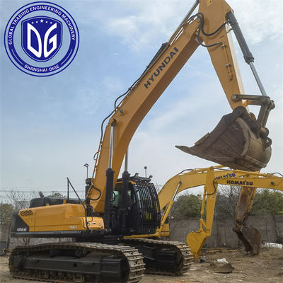 মূল R485LVS ব্যবহৃত হুইন্ডাই Excavator ব্যবহৃত ক্রলার Excavator কাজের অবস্থা