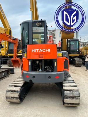 নিয়মিত আসন নকশা ZX50U 5 টন ব্যবহার করা হিটাচি Excavator সঙ্গে দক্ষ ব্রেকিং সিস্টেম