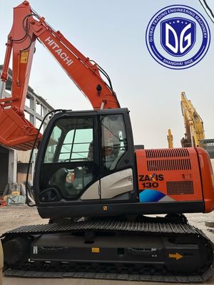 ZX130 ব্যবহৃত হিটাচি Excavator 13 টন ক্রলার ব্যবহৃত Excavator 96% নতুন