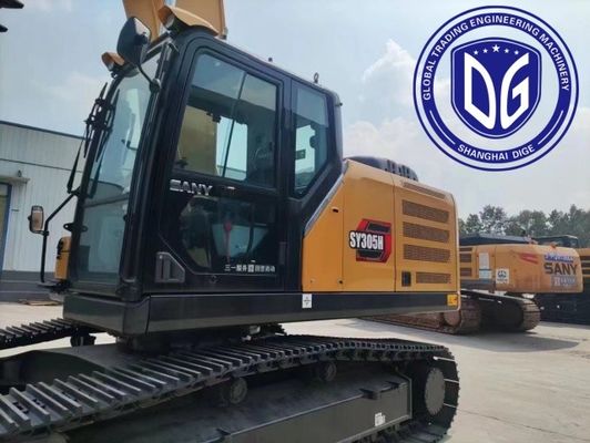 SY305H 30.5 টন চীন ব্যবহৃত হাইড্রোলিক ব্যবহৃত Sany Excavator বিক্রয়ের জন্য