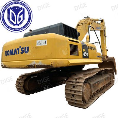 যেমন নতুন USED PC450-8 খননকারী, উচ্চ টর্ক ইঞ্জিন চ্যালেঞ্জিং কাজ জন্য