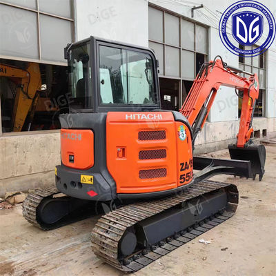 হিটাচি ZX55 5.5 টন Excavator ব্যবহৃত হিটাচি ছোট Excavator